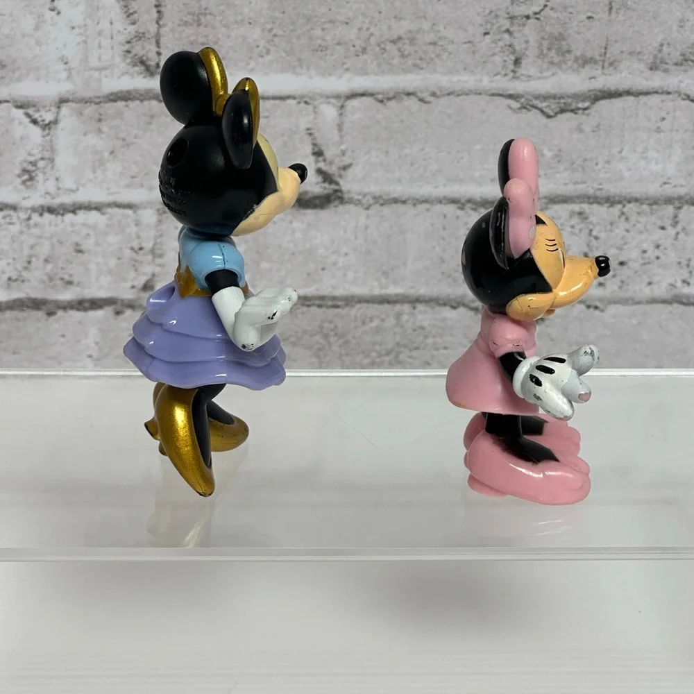 Disney Minnie Mouse Characters Figures Lot Of 2